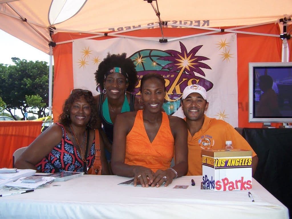 Lisa Leslie, member of the 1996 USA Olympic women's basketball team